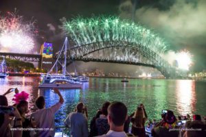 nye cruise- sydney fireworks