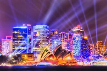 New Zealand Tourist Sydney Vivid Cruises